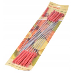 Grilio iešmeliai 37 cm, rinkinyje 12 vnt