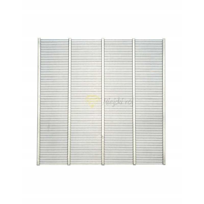 Metalinės pertvaros grotelės iš Didžiosios Lenkijos, 10 rėmų - horizontalios