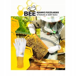 Bitininkystės pirštinės, odinės, dydis. 10 - xl