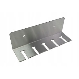 Židinio šakių laikiklis ir atramos 5 vienetams, nerūdijančio plieno pakaba