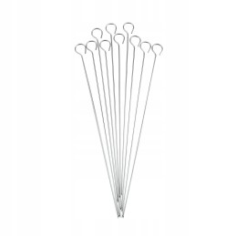 Šašlykų iešmeliai 40 cm 10 vnt. medžiaga