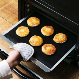 2x tefloninis kilimėlis griliui, kepimui, griliui, 40x33 cm