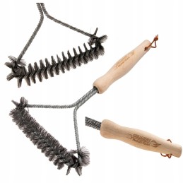 ⭐ šepetys grilio grotelių valymui, stiprus grandiklis ⭐