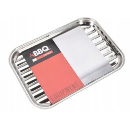 Perforuotas plieninis kepimo padėklas 34,5x24,5 cm / BBQ