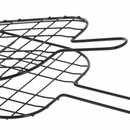 Uždaromos nepridegančios metalinės grotelės mėsainiams/vaggan kepimui