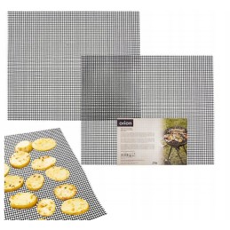 2x tefloninis tinklinis kilimėlis kepimui