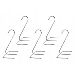 K-300 kabliukai vištienos, šoninės, filė rūkymui, 5 vnt