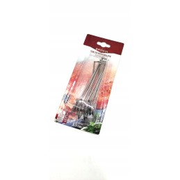 Žuvies rūkymo kabliukai - dvigubi - 5 vnt.