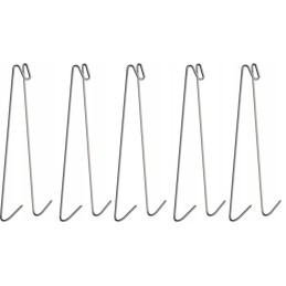Žuvies rūkymo kabliukai - dvigubi - 5 vnt.