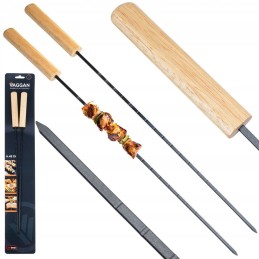 Metaliniai iešmai, juodi, 48 cm, 2 vnt.