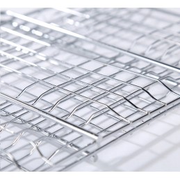 Grotelės, tinklinis krepšelis, žuviai kepti, e-6256 elitehoff