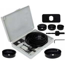 Siūlome 8 dalių skylių pjūklų rinkinį -&gt, 51-102 mm