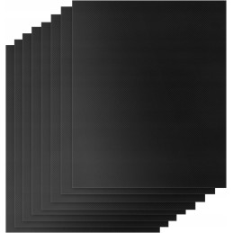 8x Teflon grilio kilimėlis grilio kepimo skardos BBQ rinkinys 40x33