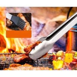 Grilio stalo įrankių rinkinys, priedai, dėklas, 3 vnt