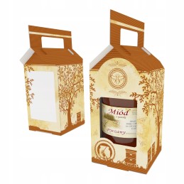 Dekoratyvinė dėžutė 1 stiklainiui 900 ml (10 vnt.)