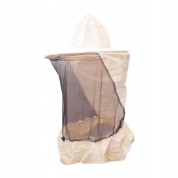 Lengva bitininkiška kepurė su tinkleliu, linas