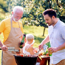 Grilio stalo įrankių rinkinys, priedai, dėklas, 3 vnt
