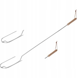 Židinio šakutė 101 cm su medine rankena