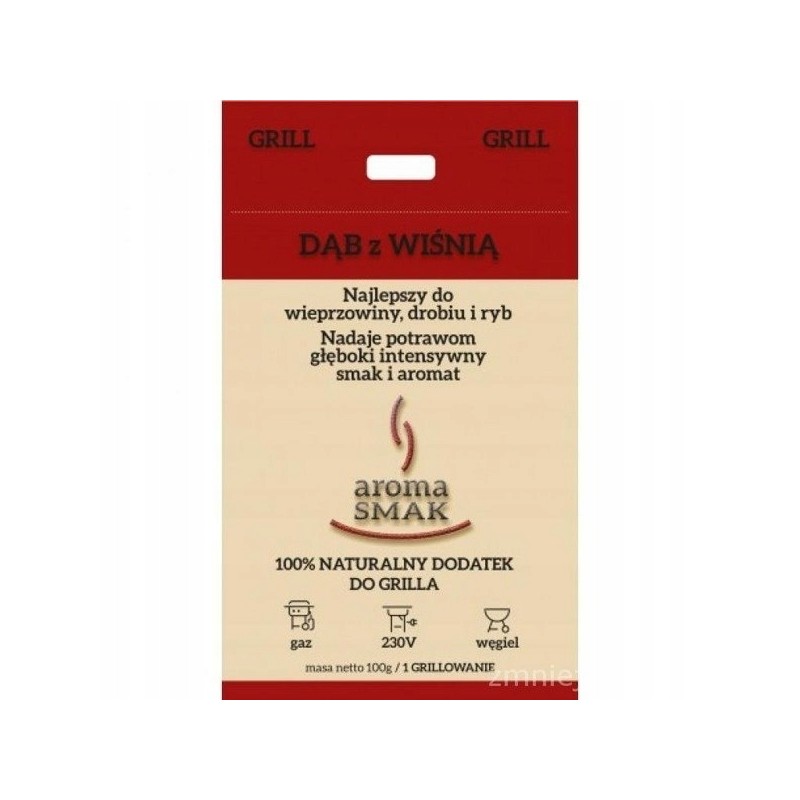 Ąžuolo granulės su vyšnių aromato skoniu