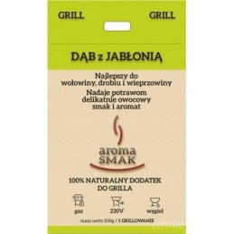 Granuliuotas ąžuolas su obuolių aromatu ir skoniu