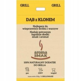 Granuliuotas ąžuolas su klevo aromatu ir skoniu