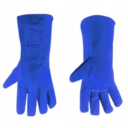 Mėlynos ugniai atsparios pirštinės