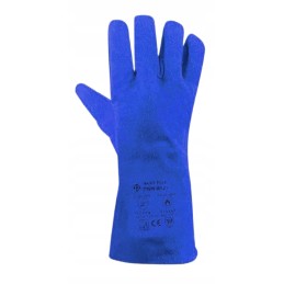 Mėlynos ugniai atsparios pirštinės