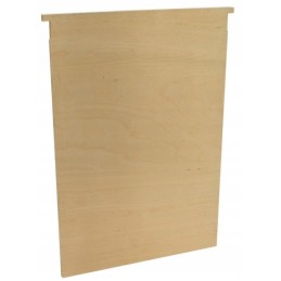 Išplečiama vertikali medinė pertvara Varšuvoje