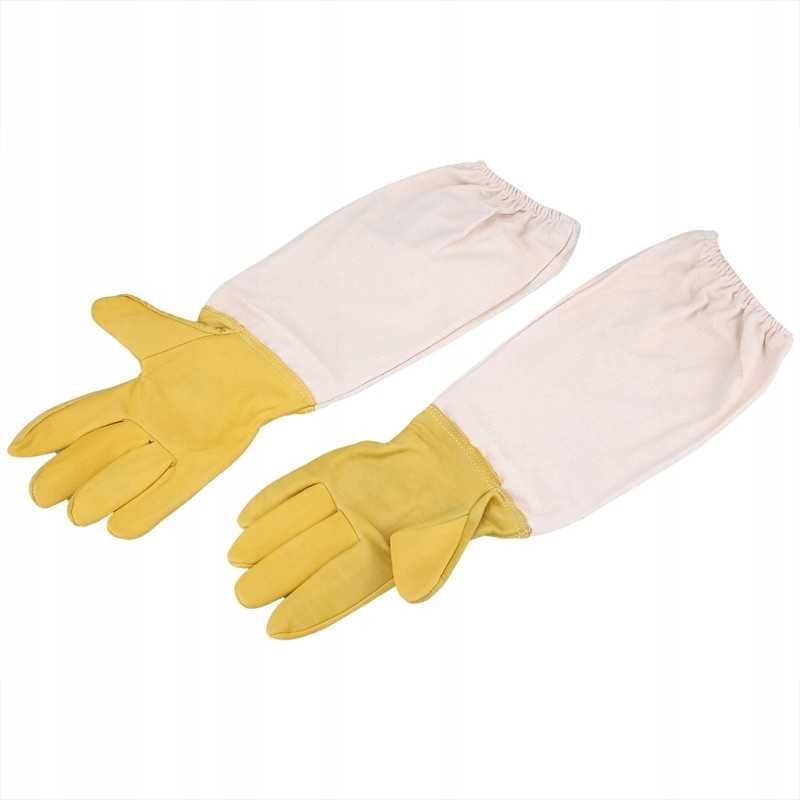 Odinės bitininkystės pirštinės su elastine juostele xxl