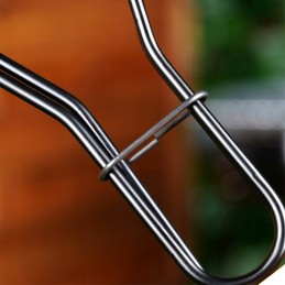 Žuvies kepsninės grotelės, uždaros, metalinės, plieninės grotelės