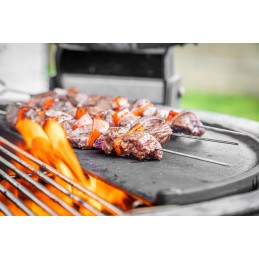 Šašlyko iešmelių 6 viename rinkinys, saugaus plieno