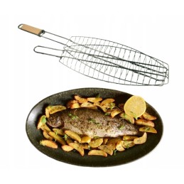 Grilio tinklelis žuviai ir daržovėms, išmatavimai 40/16 cm