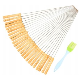 Metaliniai iešmo pagaliukai, 24 vnt 33 cm