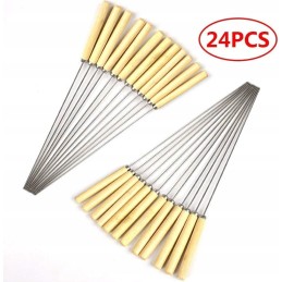 Metaliniai iešmo pagaliukai, 24 vnt 33 cm