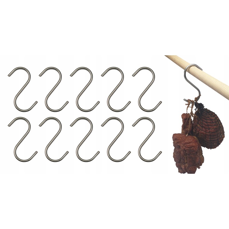 S 510 nerūkančių kabliukų skersmuo 5 10 cm, neaštri, tvirti