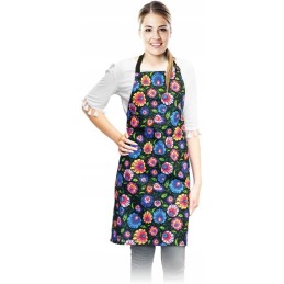 Priekinė virtuvės prijuostė - liaudies raštas iš Łowicz