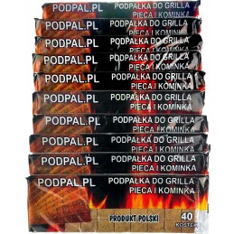 Uždegimas 40 kubelių griliui, viryklei ir židiniui (1 tabletė)