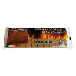 Uždegimas 40 kubelių griliui, viryklei ir židiniui (1 tabletė)
