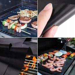 Tefloninis grilio kilimėlis grilio padėklas orkaitės kepimo skarda 5 vnt