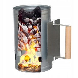 Kaminas griliui apšviesti anglies briketais, bbq starteris