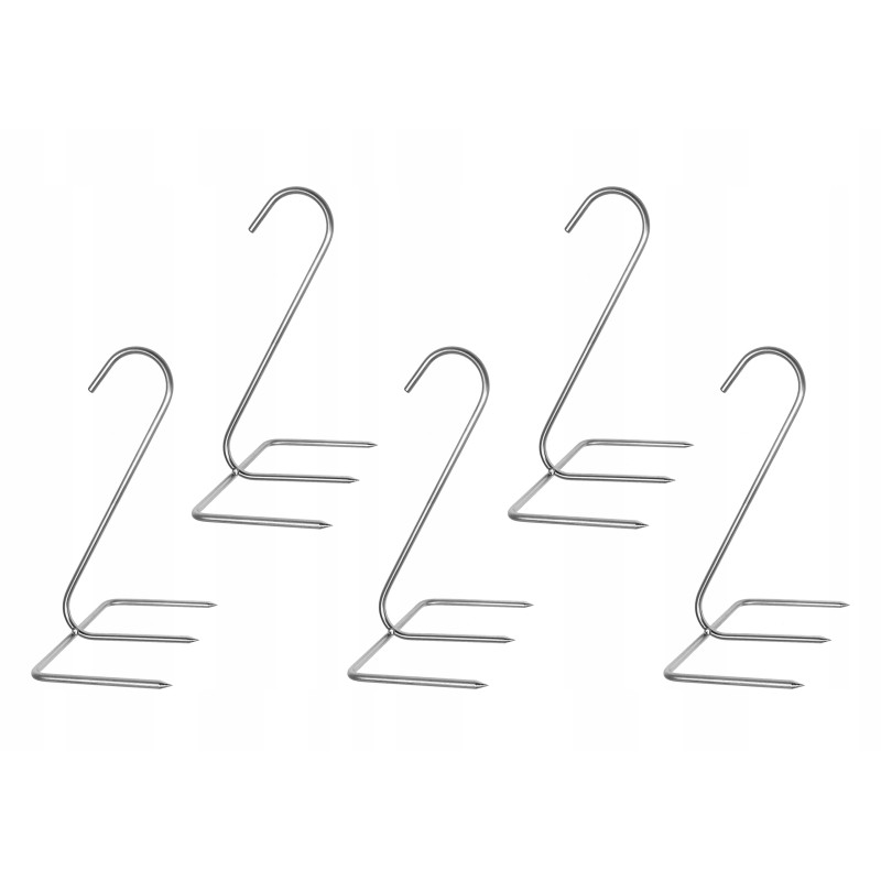 K 300 kabliukai vištienos, šoninės, filė rūkymui, 5 vnt