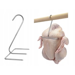 K 300 kabliukai vištienos, šoninės, filė rūkymui, 5 vnt