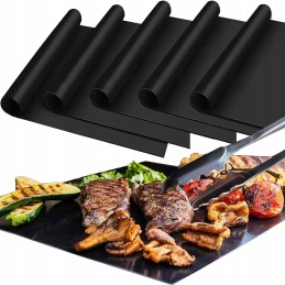 Tefloninis grilio kilimėlis grilio padėklas orkaitės kepimo skarda 5 vnt