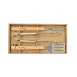 3 medinių kepsninės reikmenų rinkinys mg110