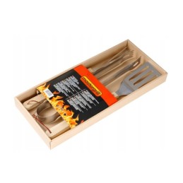 3 medinių kepsninės reikmenų rinkinys mg110