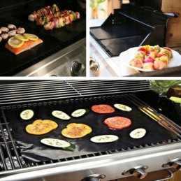 Tefloninis grilio kilimėlis, kepimo skardos, 10 vnt