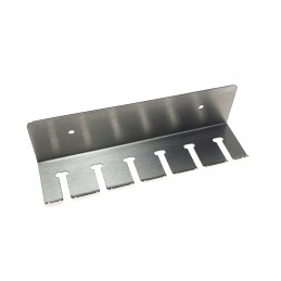 Židinio šakių laikiklis ir atramos 6 nerūdijančio plieno kabykloms