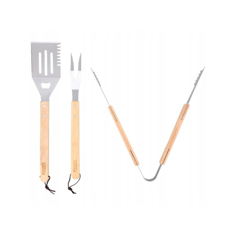 Didelis jeff grilio rinkinys grilio mentelių žnyplės 3 dalys