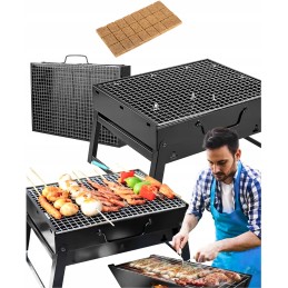 ⭐ portable foldable charcoal camping grill suitcase garden camping ⭐
