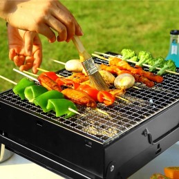 ⭐ portable foldable charcoal camping grill suitcase garden camping ⭐